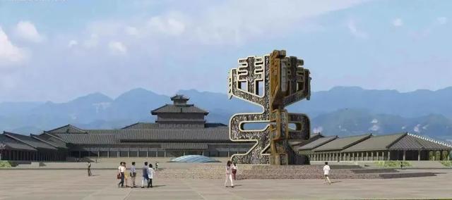 周原博物院擴建，工程建設建筑面積80500平方米