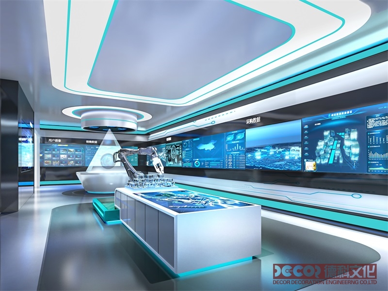 數字展廳設計如何展示電子安防企業的研發實力和技術實力